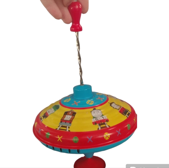 Vintage 1997 Thomas The Train Design Metal Spinning Top Children's Toy - Picture 13 of 14